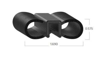 Uni-Grip 1.690" Width Bulb Seal - Image 2