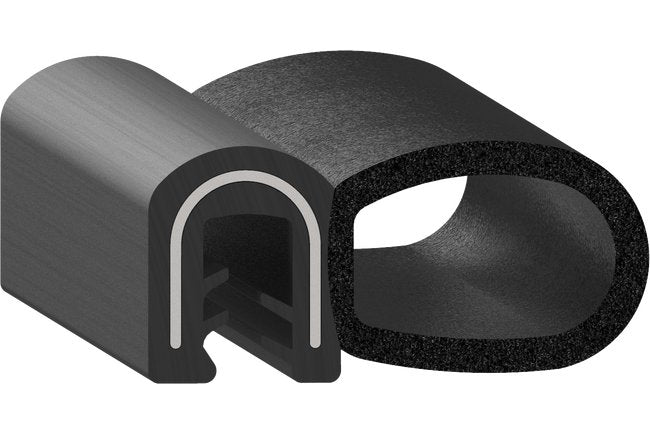 Uni-Grip 1.185" x 0.575" Bulb Seal for Industrial and Recreational Applications - Image 1