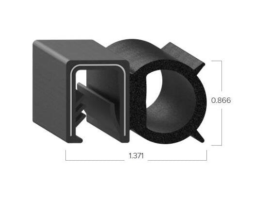 Uni-Grip 1.371in x 0.866in Bulb Seal - Image 2