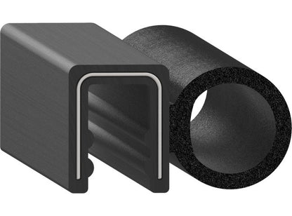 Uni-Grip 1.140x0.655 in Bulb Seal for Doors and Windows - Image 1