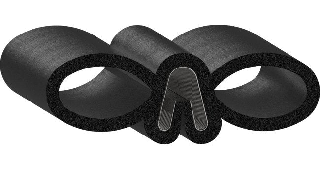 Uni-Grip 2.100" x 0.600" Rubber Bulb Seal - Image 1