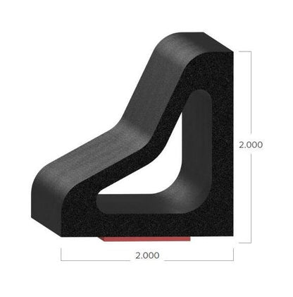 Uni-Grip 2.000x2.000 Rubber Bulb Seal - Image 2