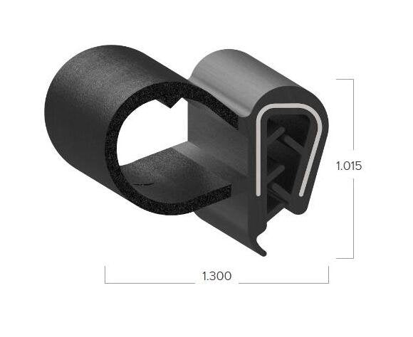 Uni-Grip 1.3x1.015 Bulb Seal - Image 2