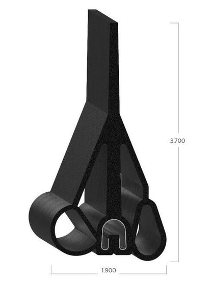 Uni-Grip 1.900x3.700 Rubber Bulb Seal - Image 2
