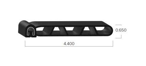 Uni-Grip 4.400 x 0.650 in Bulb Seal with SD-487 Spring Steel Core - Image 2