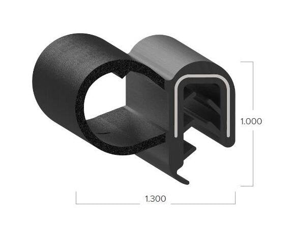 Uni-Grip 1.300x1.000 in Rubber Bulb Seal - Image 2