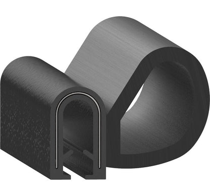 Uni-Grip 1.125x0.850 in PVC Rubber Bulb Seal - Image 1