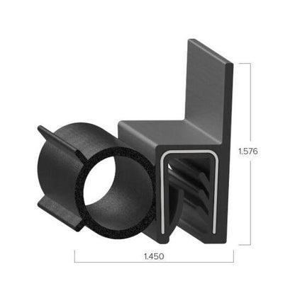 Uni-Grip 1.450x1.576 in Bulb Seal for Doors and Windows - Image 2