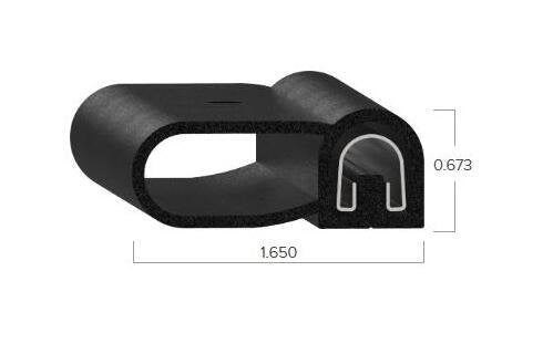Uni-Grip 1.650 Inch Rubber Bulb Seal - Image 2