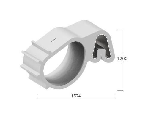 Uni-Grip 1.574x1.200 in Rubber Bulb Seal - Image 2
