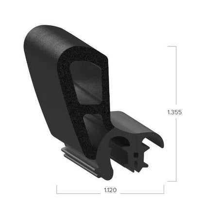 Uni-Grip 1.120" x 1.355" Bulb Seal - Image 2