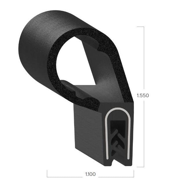 Uni-Grip 1.100x1.550 Bulb Seal - Image 2