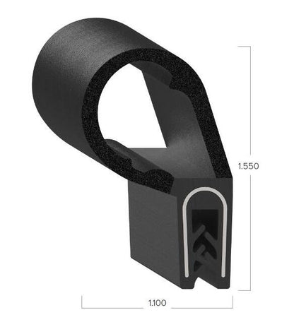 Uni-Grip 1.100x1.550 Bulb Seal - Image 2