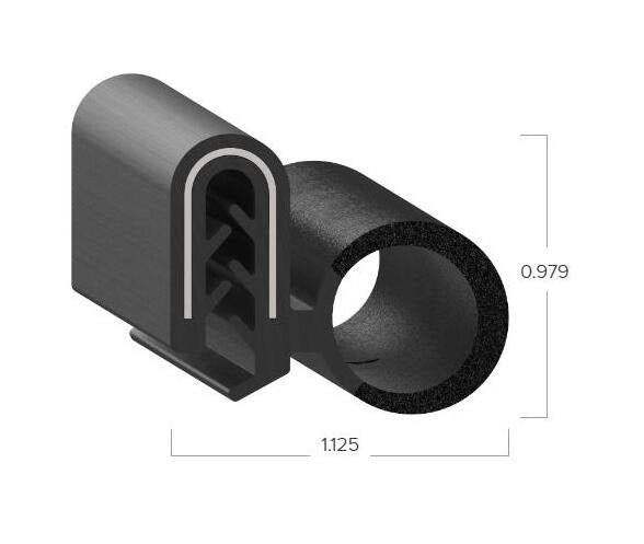 Uni-Grip 1.125 Inch Width Bulb Seal - Image 2