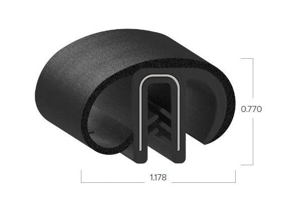 Uni-Grip 1.178in x 0.770in Bulb Seal - Image 2