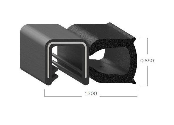 Uni-Grip 1.300 Inch x 0.650 Inch Bulb Seal - Image 2