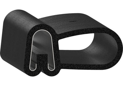 Uni-Grip 1.465" x 0.775" Bulb Seal - Rubber Sponge Material - Image 1