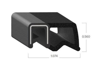 Uni-Grip 1.074 Inch Width Bulb Seal - Image 2