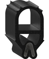 Uni-Grip 1.050x1.850 in Bulb Seal - EPDM/Silicone/Nitrile - Top Mount