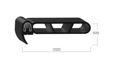 Uni-Grip 3.125x1.170 in Bulb Seal - Image 2