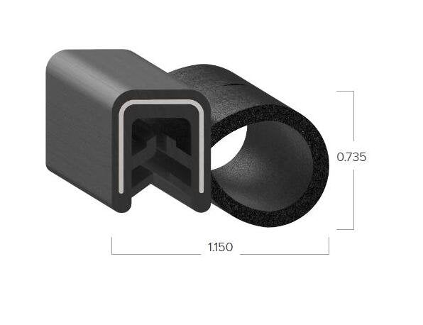 Uni-Grip 1.150 Inch Width Bulb Seal - Image 2