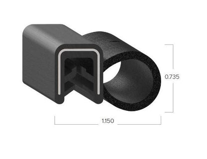 Uni-Grip 1.150 Inch Width Bulb Seal - Image 2