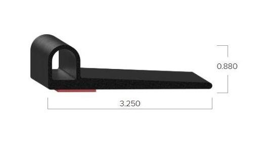 Uni-Grip 3.250in Width Bulb Seal - Image 2
