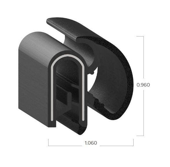 Uni-Grip 1.060 Inch Height Bulb Seal - Image 2