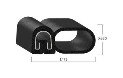 Uni-Grip 1.475x0.650 in Bulb Seal for Industrial Use - Image 2
