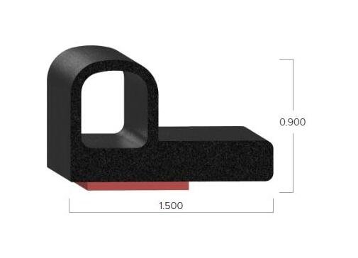 Uni-Grip 1.500 Inch Width Bulb Seal - Image 2