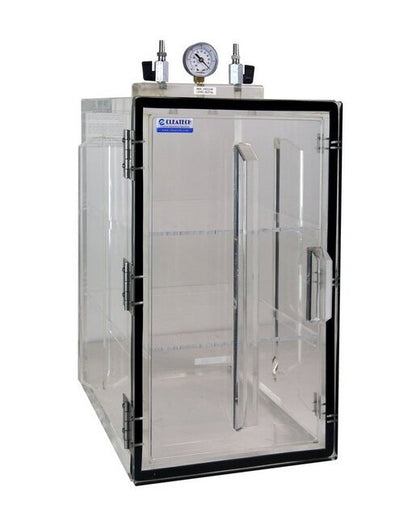 1300 Series Clear Acrylic Vacuum Desiccator - 9x9x9" - Image 1