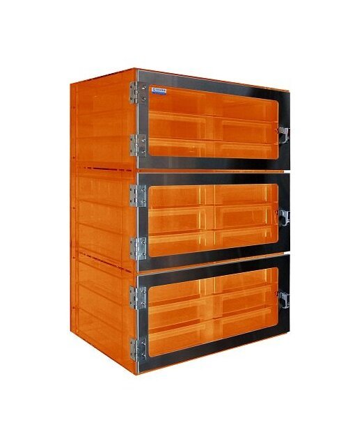 1520 Series Three Door Sliding Tray Desiccator Cabinet - Image 1