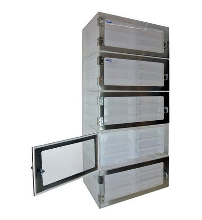 1520 Series Acrylic Five Drawer Desiccator - Image 2