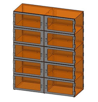 1540 Series 24" Ten Chamber Pass-Through Desiccator Cabinet