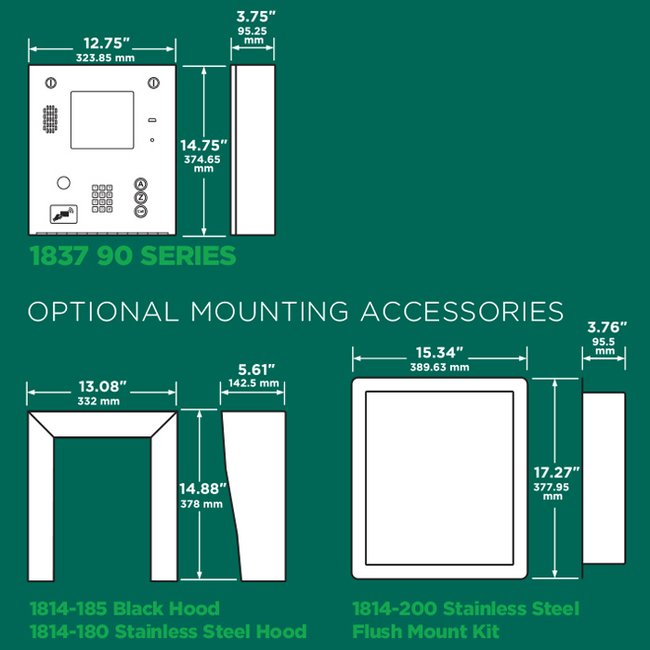 DoorKing 1837 90 Series Telephone Entry System - Image 2