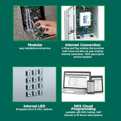1830 Series Telephone Entry System with Full-Duplex Communication - Image 3