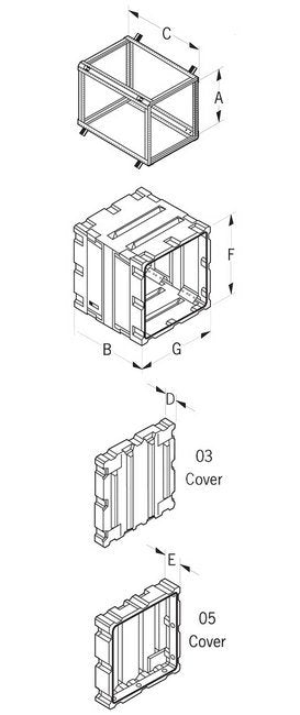 Warrior 9U Double-Ended Rackmount Case with Shock-Mounts - Image 5