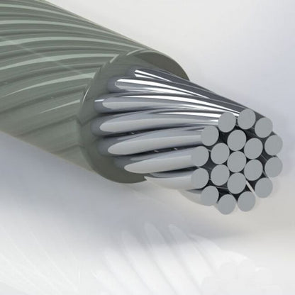 0.125 Inch (in) Nominal Cable Diameter Commercial Nylon Coated Galvanized Steel Cable - Image 1