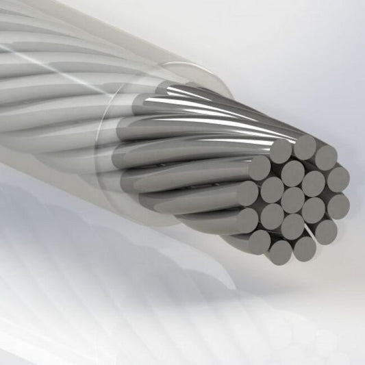 0.063 Inch (in) Nominal Cable Diameter Commercial Vinyl Coated Stainless Steel Cable - Image 1