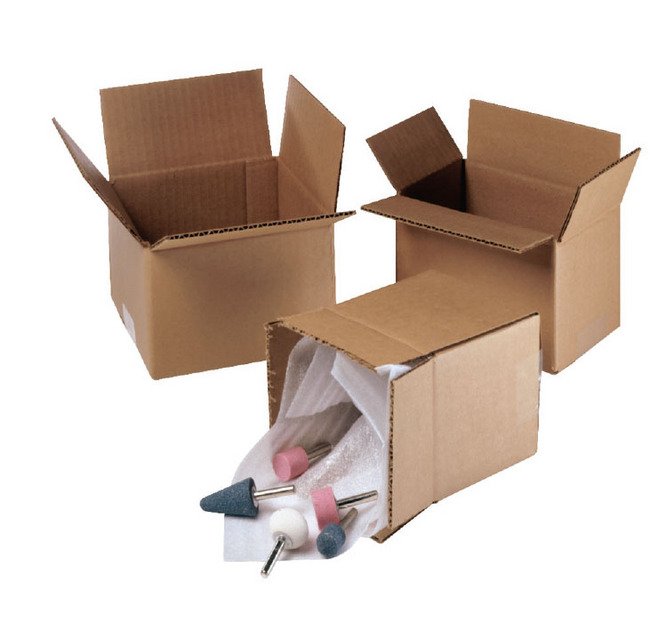 200 lb Test Single Wall Corrugated Box - 22x14x6 Inches - Image 2