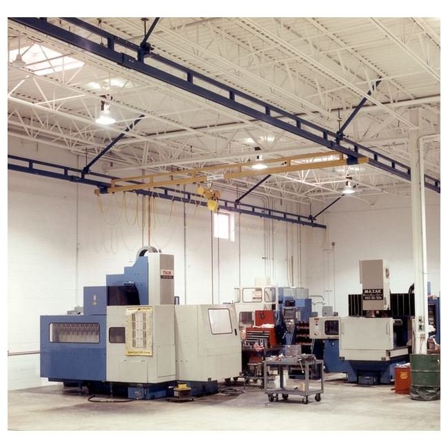 2000 lb Capacity Ceiling Mounted Bridge Crane - 20-34ft Length - Image 1