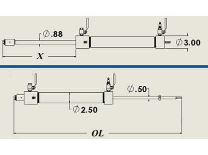Duolok Male Adapter - 316 SS 1/8 Tube Stub x 1/4-18 MNPT - Image 2