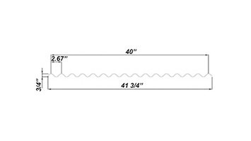 Corrugated Metal Sinewave Sheet 2.67" Centers - Image 4