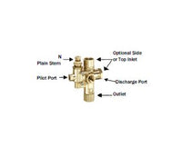 30 CFM N-Series Piloted Discharge Check Valve with Hand Unloader Stem