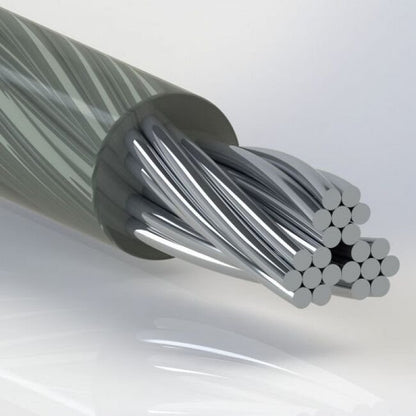0.032 Inch (in) Nominal Cable Diameter Coated Military Speciation (MS) Galvanized Steel Cable - Image 1