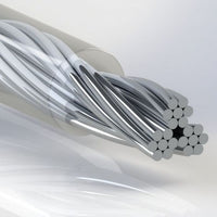 0.032 Inch (in) Nominal Cable Diameter Coated Commercial Galvanized Steel Cable