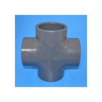 3 Inch PVC Cross Fitting - 4 Ports, Schedule 80, USA Made