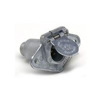 4-Pole Sockets with Protective Housing for Trailers and RVs