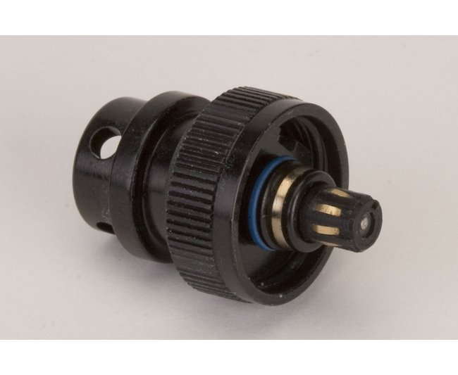 Miniature Waterproof Plug with Locking Ring - AJ-117 Series - Image 1