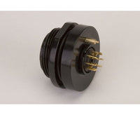 Miniature Rear Panel Mount Waterproof Jack with Locking Ring - 7 Conductor